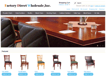 Tablet Screenshot of factorydirectwholesaleinc.com